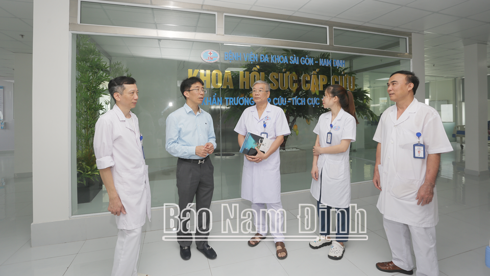 Khảo sát, đánh giá các lĩnh vực liên quan đến triển khai k?thuật mới tại Bệnh viện Đa khoa Sài Gòn - Nam Định.