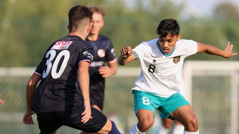 U20 Indonesia giao hữu với những đội trẻ hàng đầu châu Âu. (Ảnh: PSSI)