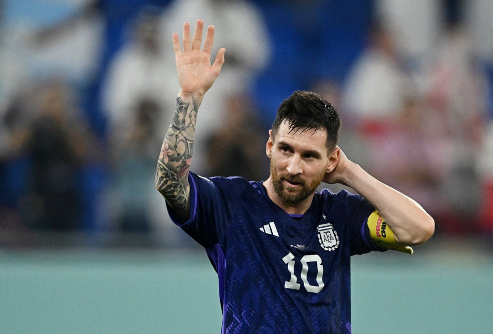 Messi lại đá hỏng 11m trong màu áo Argentina (Ảnh: Reuters).