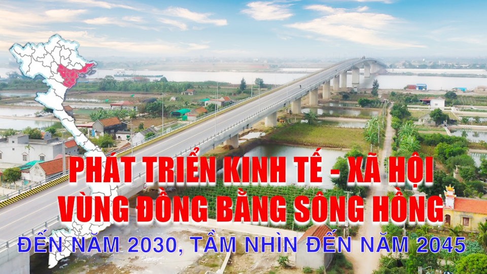 Phát triển kinh tế - xã hội Vùng đồng bằng sông Hồng đến năm 2030, tầm nhìn đến năm 2045
