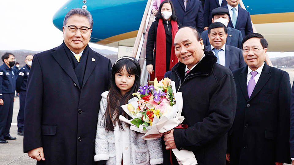 Chủ tịch nước Nguyễn Xuân Phúc thăm cấp Nhà nước tới Hàn Quốc