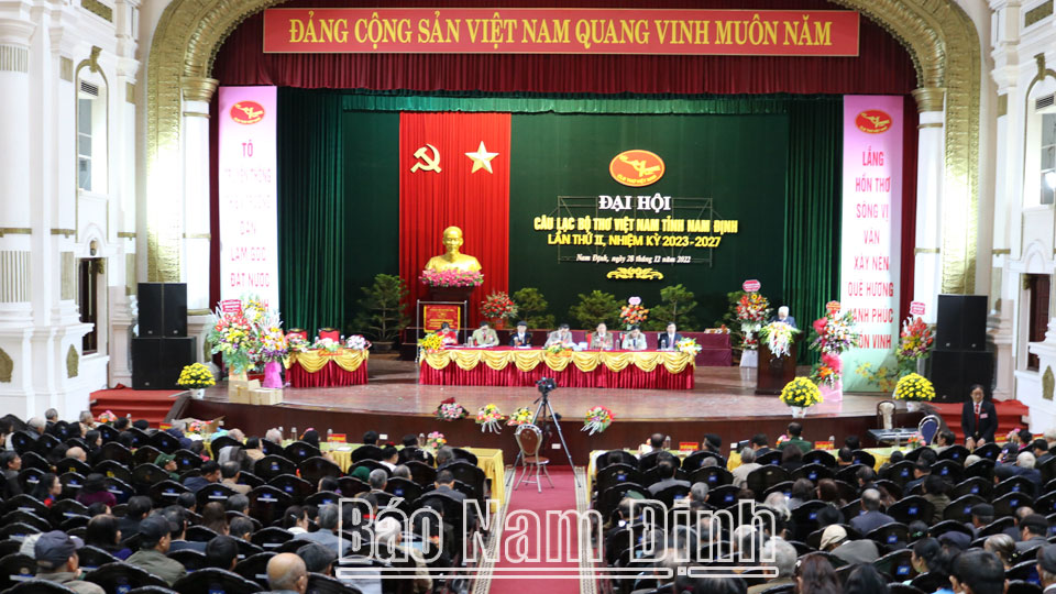 Đại hội Câu lạc bộ Thơ Việt Nam tỉnh Nam Định lần thứ II, nhiệm kỳ 2023-2027