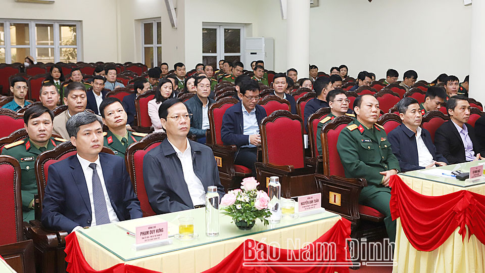 Thành phố Nam Định nâng cao chất lượng công tác quốc phòng, quân sự địa phương