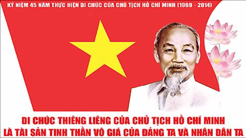 Tiếp tục học tập và thực hiện Di chúc thiêng liêng của Chủ tịch Hồ Chí Minh