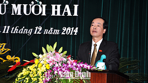 Phát biểu bế mạc kỳ họp của đồng chí Bí thư Tỉnh uỷ, Chủ tịch HĐND tỉnh Phạm Hồng Hà