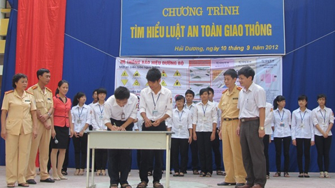 Thành phố Nam Định tổ chức Hội thi An toàn trường học