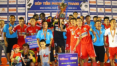 Đội Becamex Bình Dương đoạt Siêu Cúp quốc gia năm 2014