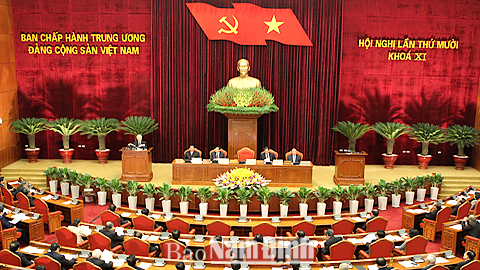 Khai mạc trọng thể Hội nghị lần thứ mười Ban Chấp hành Trung ương Đảng (khoá XI)
