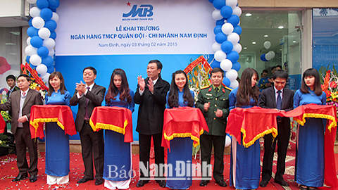 Khai trương chi nhánh Ngân hàng MB tại Nam Định