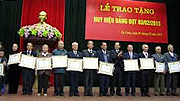 Thành ủy Nam Định trao tặng Huy hiệu Đảng đợt 3-2-2015