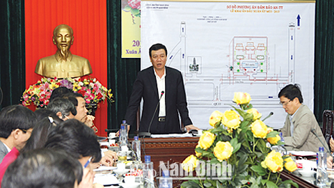 Đồng chí Chủ tịch UBND tỉnh Đoàn Hồng Phong: Chuẩn bị tốt các điều kiện để tổ chức Lễ hội Khai ấn Đền Trần Xuân Ất Mùi 2015