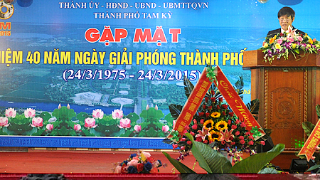 Nhiều hoạt động kỷ niệm 40 năm giải phóng Quảng Nam, Đà Nẵng