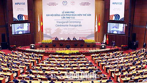 Khai mạc trọng thể Đại hội đồng Liên minh nghị viện thế giới lần thứ 132