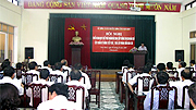 Đoàn đại biểu Quốc hội của tỉnh tiếp xúc cử tri tại các huyện Xuân Trường, Giao Thủy