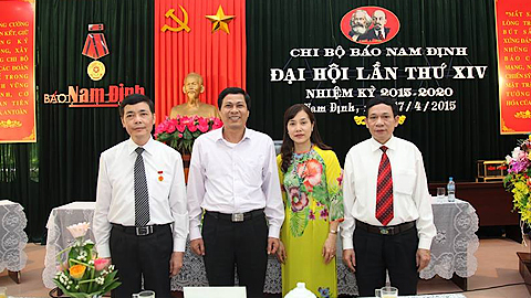 Đại hội lần thứ XIV chi bộ Báo Nam Định (nhiệm kỳ 2015-2020)