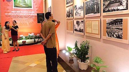Triển lãm ảnh về nơi Chủ tịch Hồ Chí Minh viết Tuyên ngôn Độc lập
