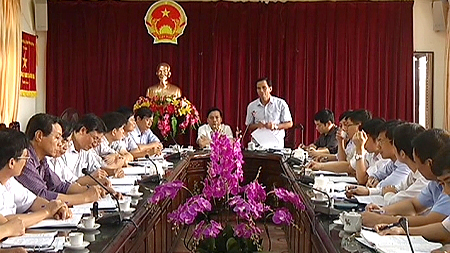 Thường trực HĐND tỉnh giám sát tình hình phát triển kinh tế - xã hội tại huyện Mỹ Lộc