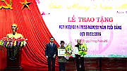 Thành ủy Nam Định trao tặng Huy hiệu Đảng đợt 3-2-2016