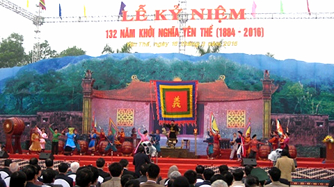 Bắc Giang: Kỷ niệm 132 năm khởi nghĩa Yên Thế