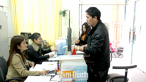 Thành phố Nam Định đẩy mạnh cải cách hành chính theo cơ chế &quot;một cửa&quot;