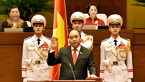 Đồng chí Nguyễn Xuân Phúc được bầu giữ chức vụ Thủ tướng Chính phủ