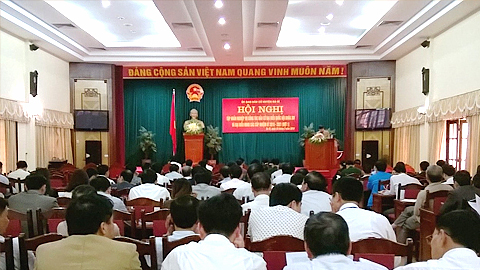 Kiểm tra công tác bầu cử đại biểu Quốc hội khóa XIV và đại biểu HĐND các cấp tại huyện Giao Thủy