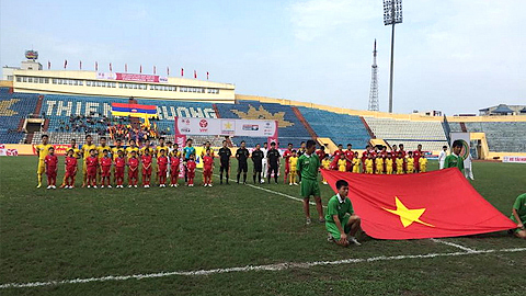 Khai mạc Giải bóng đá hạng Nhất quốc gia KienLongbank 2016: Nam Định 1-0 Phú Yên