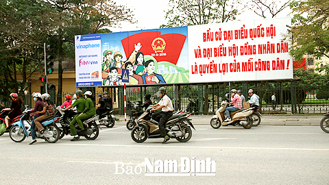 Thành phố Nam Định tích cực chuẩn bị cho công tác bầu cử đại biểu Quốc hội và HĐND nhiệm kỳ 2016-2021