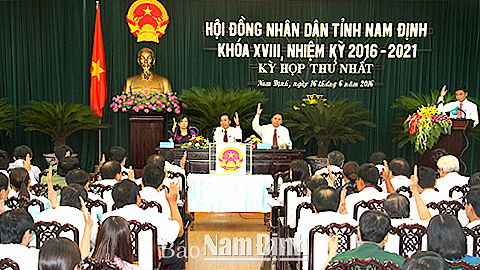 Nghị quyết về việc xác nhận kết quả bầu cử Uỷ viên UBND tỉnh khoá XVIII, nhiệm kỳ 2016-2021