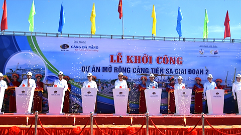 Đà Nẵng: Khởi công Dự án mở rộng Cảng Tiên Sa giai đoạn 2