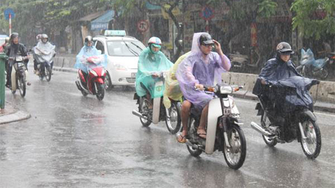 Dự báo thời tiết, thủy văn chiều và đêm 12-7-2017 tỉnh Nam Định
