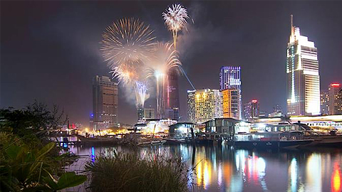 TP Hồ Chí Minh: Bắn pháo hoa tại Đầm Sen và Hầm Thủ Thiêm đêm 2-9