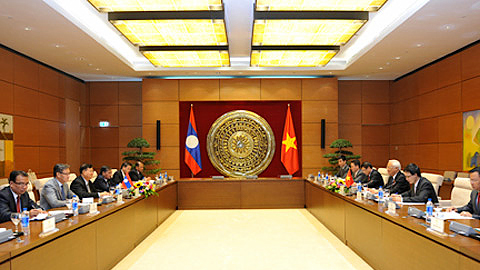 Thúc đẩy quan hệ hữu nghị, hợp tác giữa Quốc hội Việt Nam - Lào
