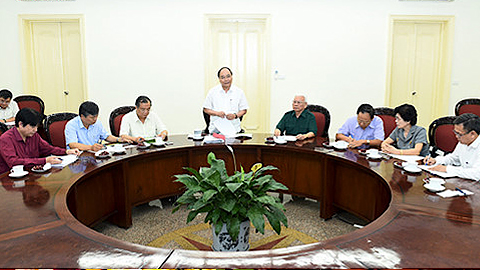 Thủ tướng Chính phủ làm việc với Hội Cựu thanh niên xung phong Việt Nam