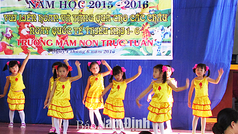 Nếp sống văn hoá trong các trường học ở Trực Ninh