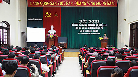 Thành ủy Nam Định quán triệt, triển khai thực hiện các nghị quyết trọng tâm của BCH Đảng bộ tỉnh khóa XIX