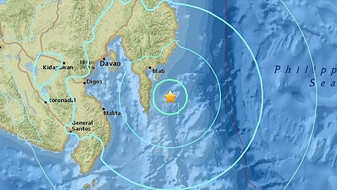Động đất mạnh 6,3 độ ríchte ở vùng biển phía Nam Philippines