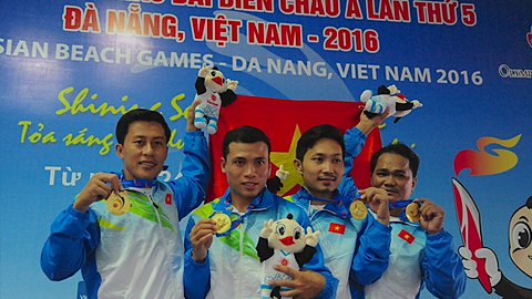 Đại hội Thể thao Bãi biển Châu Á - ABG5 Việt Nam và Thái-lan vượt xa các đoàn