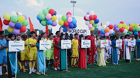Khai mạc VCK giải bóng đá "Viettel World Cup 2016"