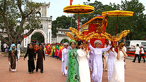 Xây dựng Khu trung tâm lễ hội thuộc Khu di tích lịch sử - văn hóa thời Trần