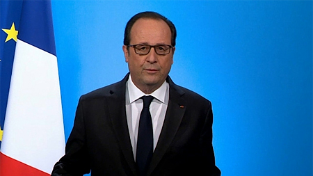 Tổng thống Pháp F. Hollande không ra tái tranh cử
