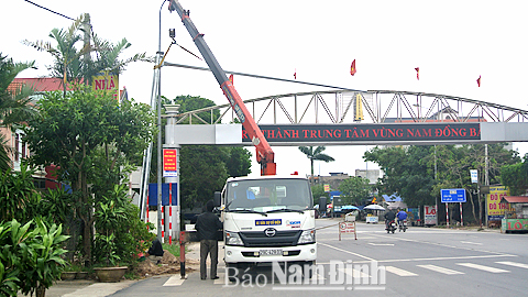Thành phố Nam Định tập trung hoàn thiện hạ tầng đô thị