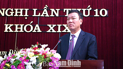 Hội nghị lần thứ 10 Ban Chấp hành Đảng bộ tỉnh khóa XIX