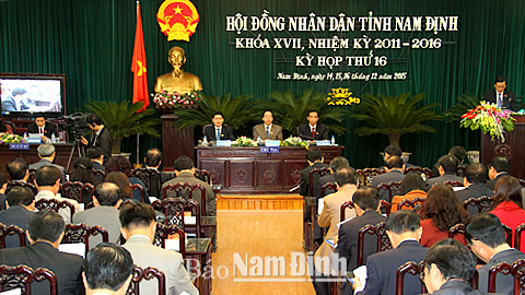 Nghị quyết ban hành Quy định một số chế độ, chính sách và điều kiện đảm bảo hoạt động của Hội đồng nhân dân các cấp tỉnh Nam Định
