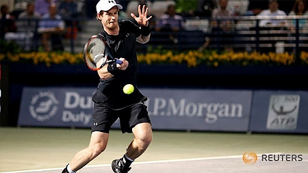 Murray "chiến" Verdasco tại chung kết giải quần vợt Dubai mở rộng