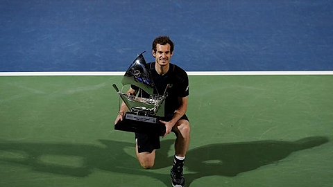 Murray đăng quang giải quần vợt Dubai mở rộng