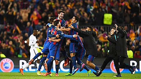 Lượt về vòng 1/8 Champions League: Ngược dòng thần kỳ loại PSG, Barcelona vào tứ kết
