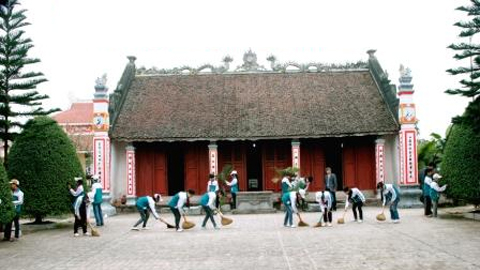 Đền, chùa Hà Dương, xã Hoàng Nam, huyện Nghĩa Hưng được xếp hạng là di tích quốc gia