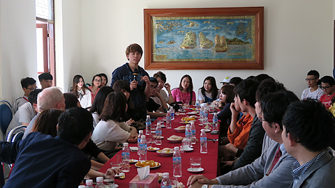 Đoàn sinh viên Nhật Bản tìm hiểu thực tế hoạt động của các Trung tâm học tập cộng đồng