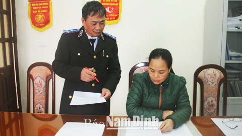 Công tác thi hành án dân sự ở Mỹ Lộc